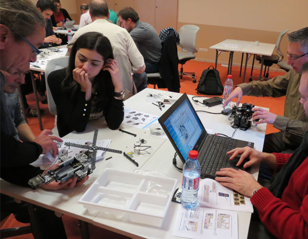 L'animation Team Building en sminaire spcial robotique